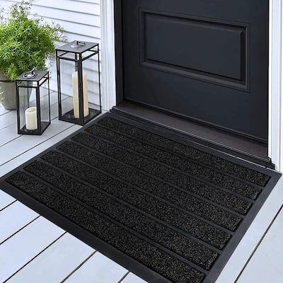 Extra Durable Door Mat - Dirt Trapping Outdoor Welcome Mats