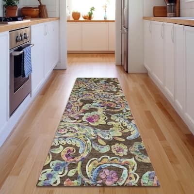 Premium Washable Super Soft Paisley Mayfield Rug