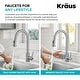 preview thumbnail 52 of 106, KRAUS Bolden 2-Function Single Handle Pulldown Kitchen Faucet