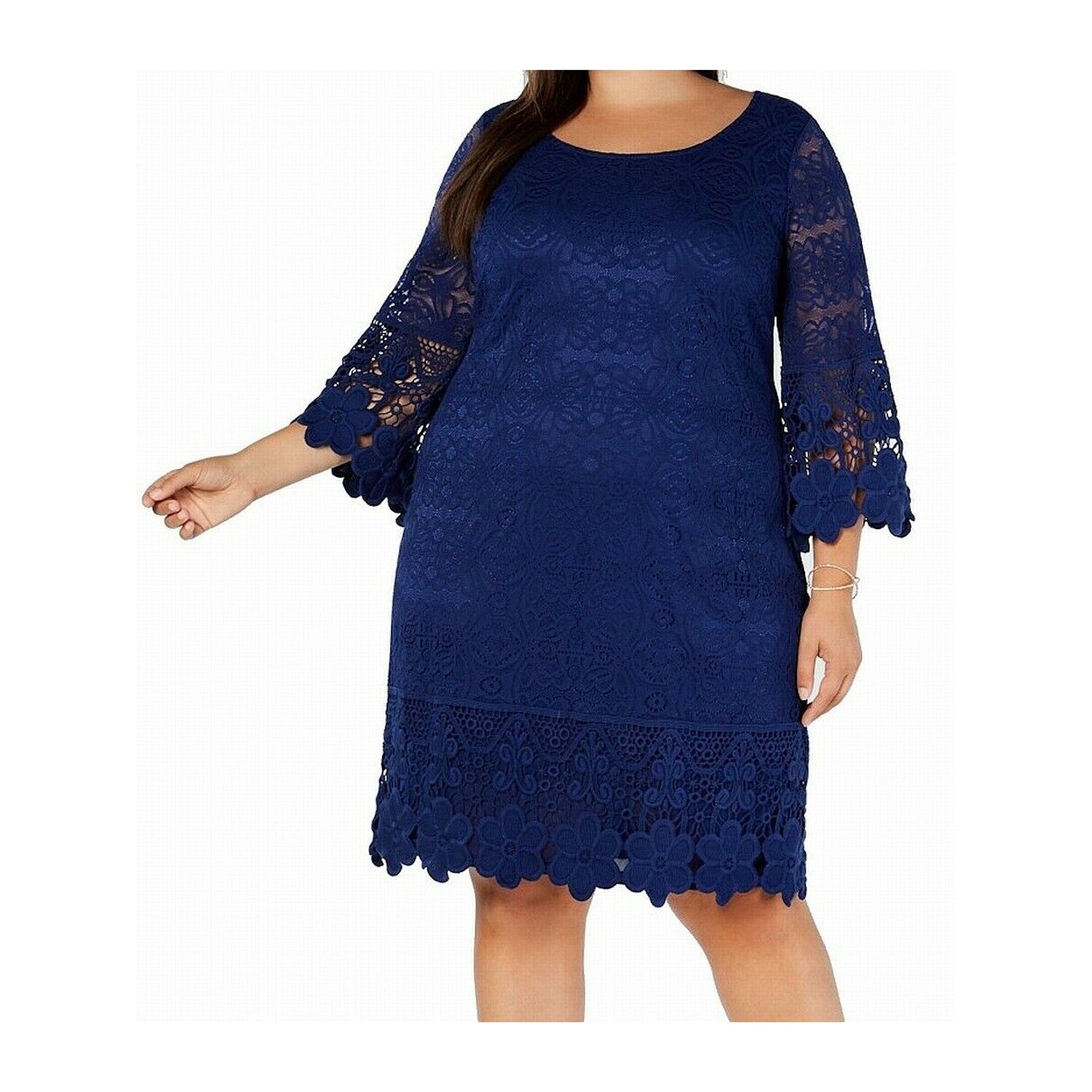 womens navy shift dress