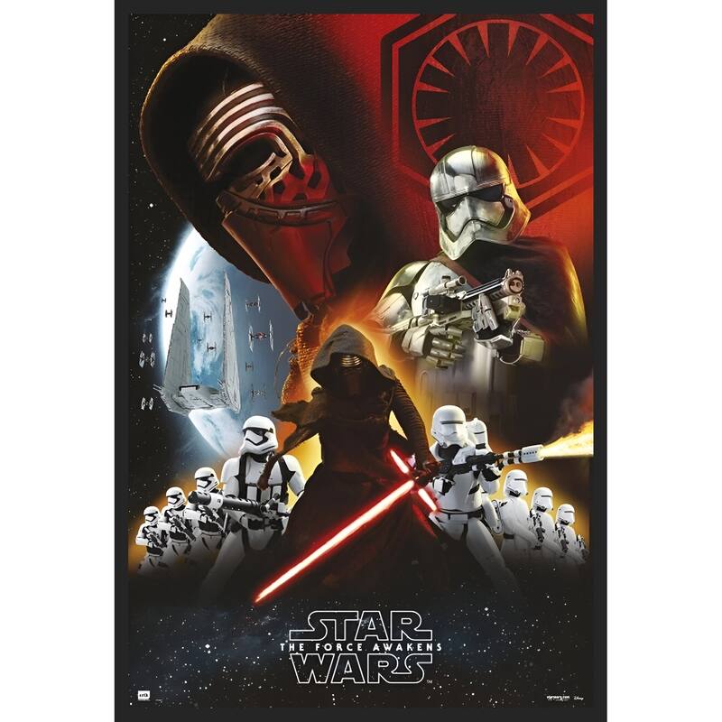 Force Awakens - Empire Black Framed Art Poster - 24 x 36 Inch
