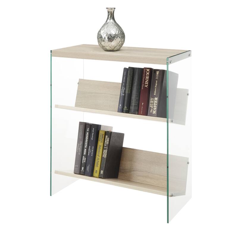 Convenience Concepts SoHo Glass Bookcase