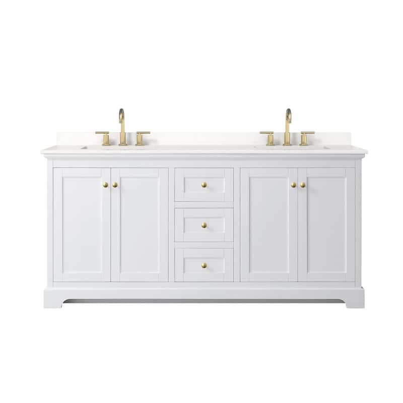 Wyndham Collection WCV232372D-QTZ-US3MXX Avery 72" Free Standing