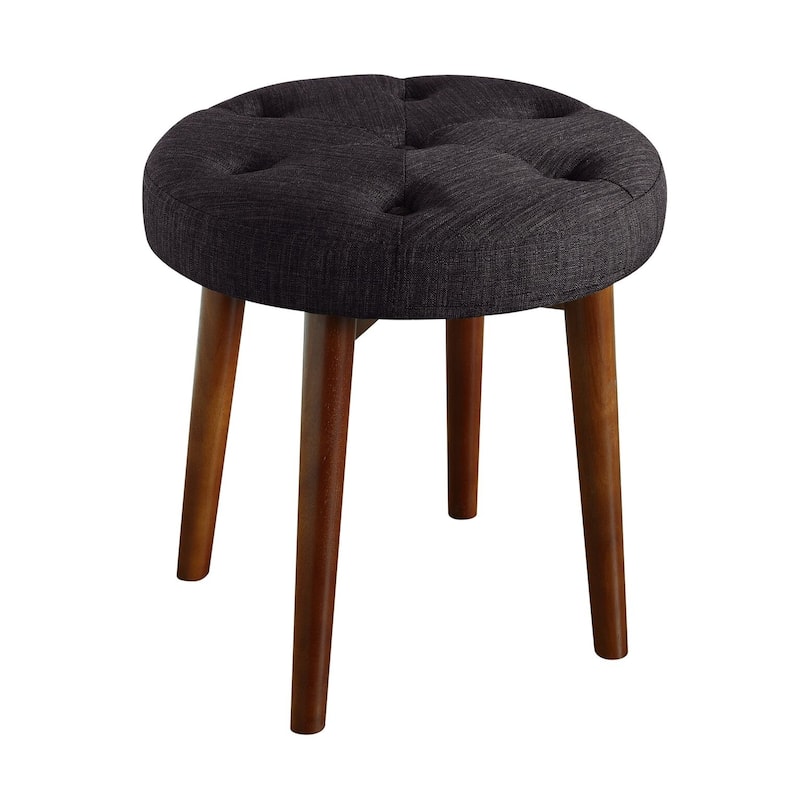Elle Decor Penelope Round Tuft Stool