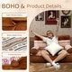preview thumbnail 4 of 6, WOWMAX Boho Floor Sofa Seating Set, Modular Futon Couch Cushions, Velvet Floor Chaise Lounger Sleeper Chair For Reading