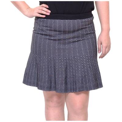 Rachel Roy Womens Striped A-Line Skirt