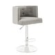 preview thumbnail 17 of 28, SAFAVIEH Couture Zayna Adjustable Barstool. - 21.3"x22.1"x44.1"