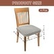 preview thumbnail 11 of 12, Chair Seat Covers, Chair Cushion Slipcovers, Waterproof Seat Protector for Dining Room, Kitchen - 4Pcs