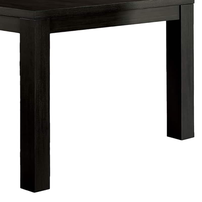 Renu Dining Table, 72 Inch, Antique Black Rectangular Solid Wood Top - Antique Black
