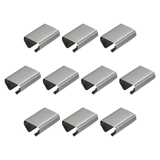 Jewelry Crimps Fold Over Crimp End Caps, 80Pcs Ribbon End Clasp