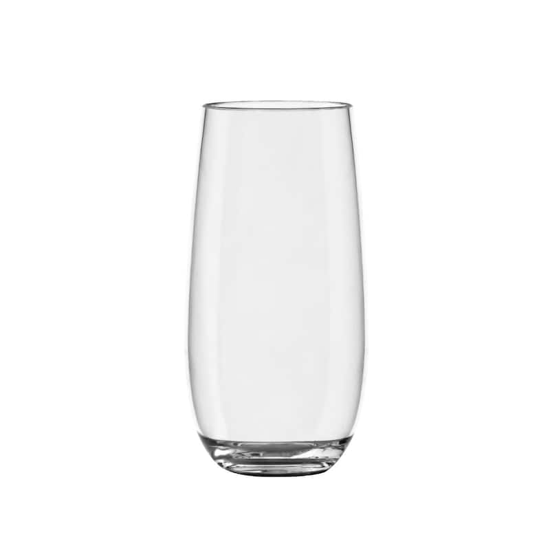 Abode Homewares Montana Acrylic Drinking Glass - Clear - 18 oz - Set of 6