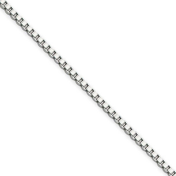 Chisel Stainless Steel 1.5mm 24 Inch Box Chain (1.5 mm) - 24 in