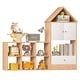 preview thumbnail 54 of 56, MVersatile Kids Bookshelf House Shape Toy Organizer for Bedroom Playroom