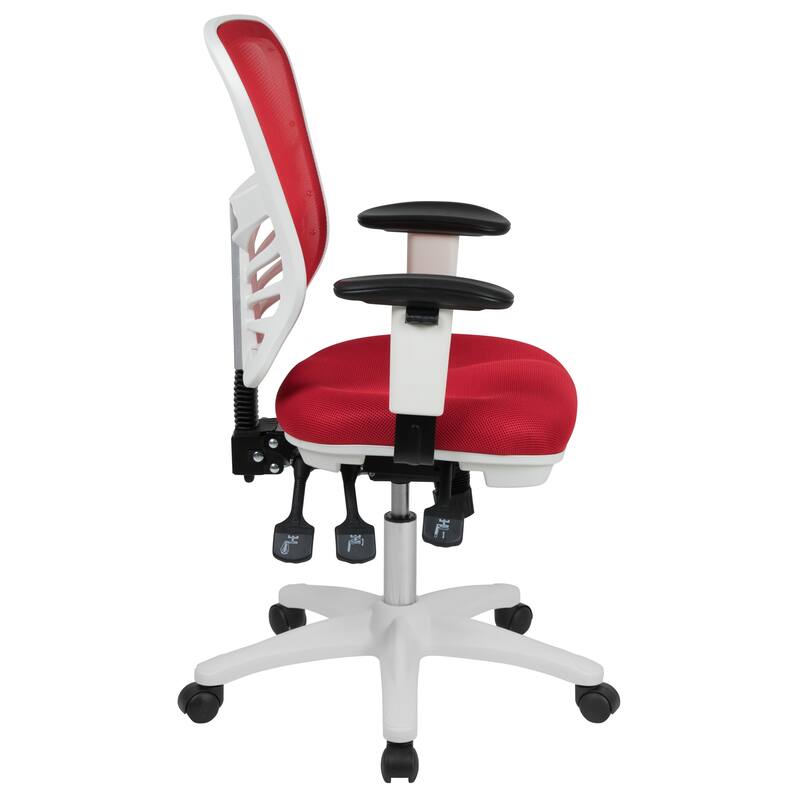 Mid-back Blue Mesh Adjustable Ergonomic Office Chair
