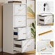 preview thumbnail 33 of 34, 4 Drawer Wood File Cabinet with Lock for Home Office