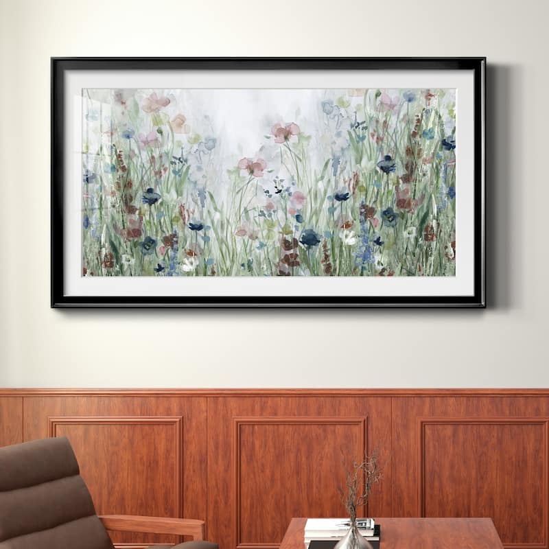 Wildflower Fields- Premium Gallery Framed Print - Ready to Hang