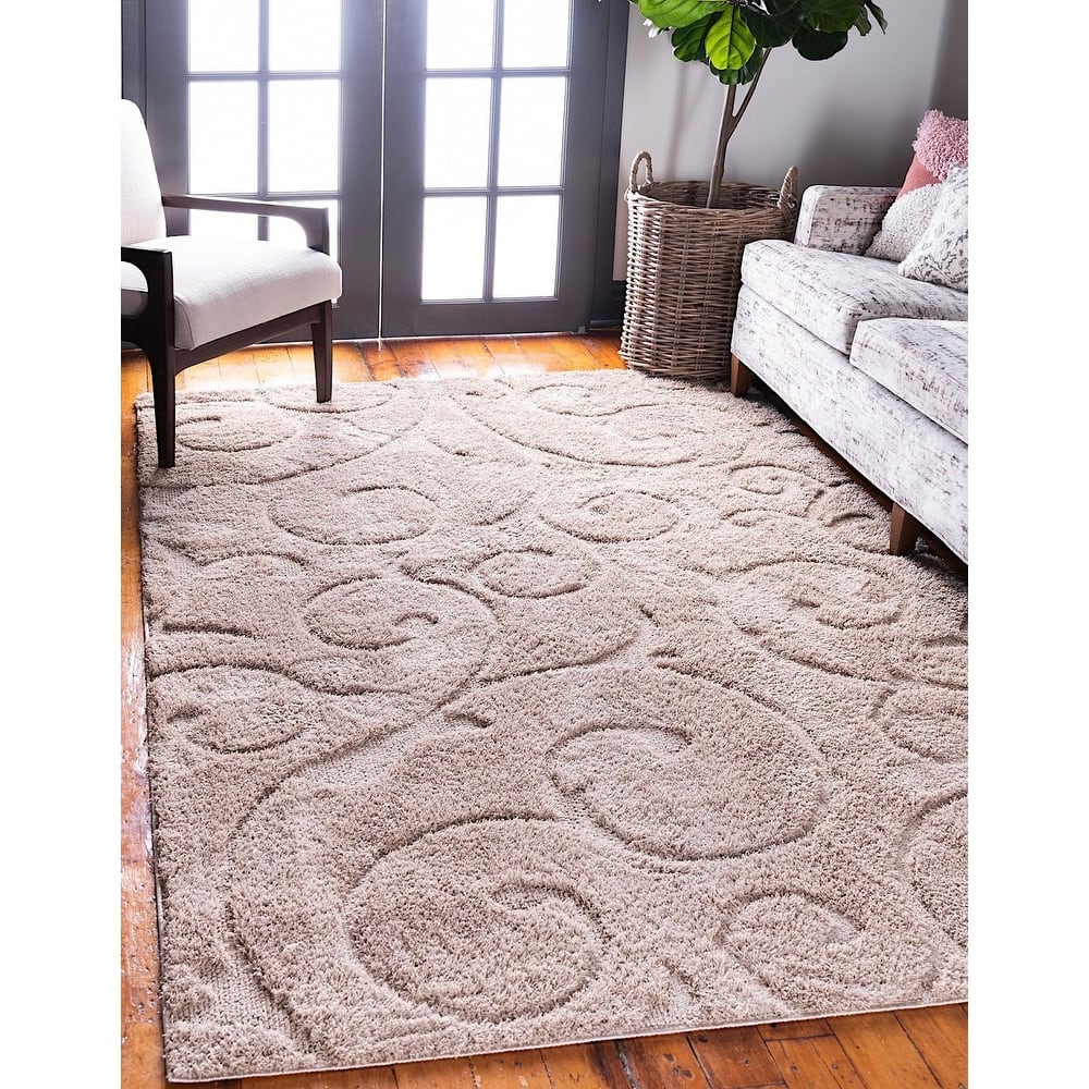 Shag Milson Collection Area Rug