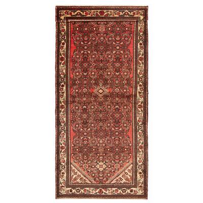 ECARPETGALLERY Hand-knotted Andelz Red Wool Rug - 3'8 x 9'1