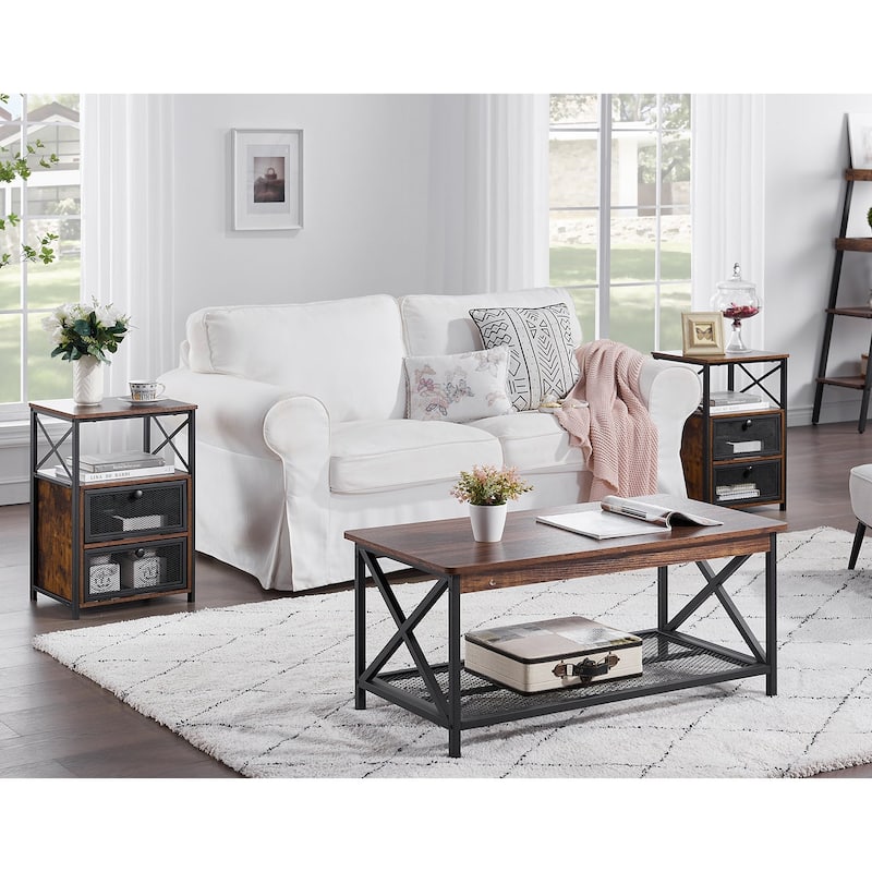 Taomika Contemporary Coffee Table Set( 2PCS/3PCS)