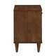 preview thumbnail 5 of 9, Frey 1-Drawer Brown Finish Wood Nightstand by iNSPIRE Q Modern