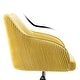 preview thumbnail 42 of 117, Corvus Braff Velvet Upholstered Adjustable Ergonomic Office Chair