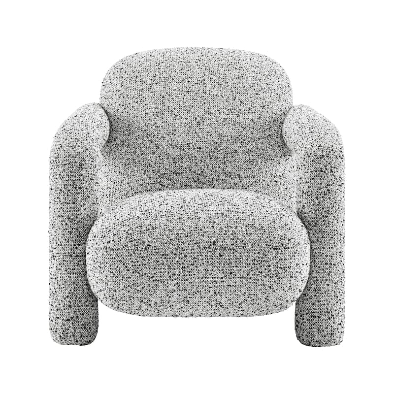 NPD Furniture Maverick Boucle Accent Arm Chair