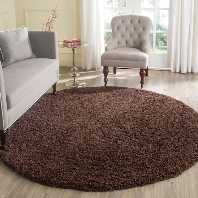 SAFAVIEH Laguna Shag Verdiana Solid Color 2-inch Thick Shag Rug