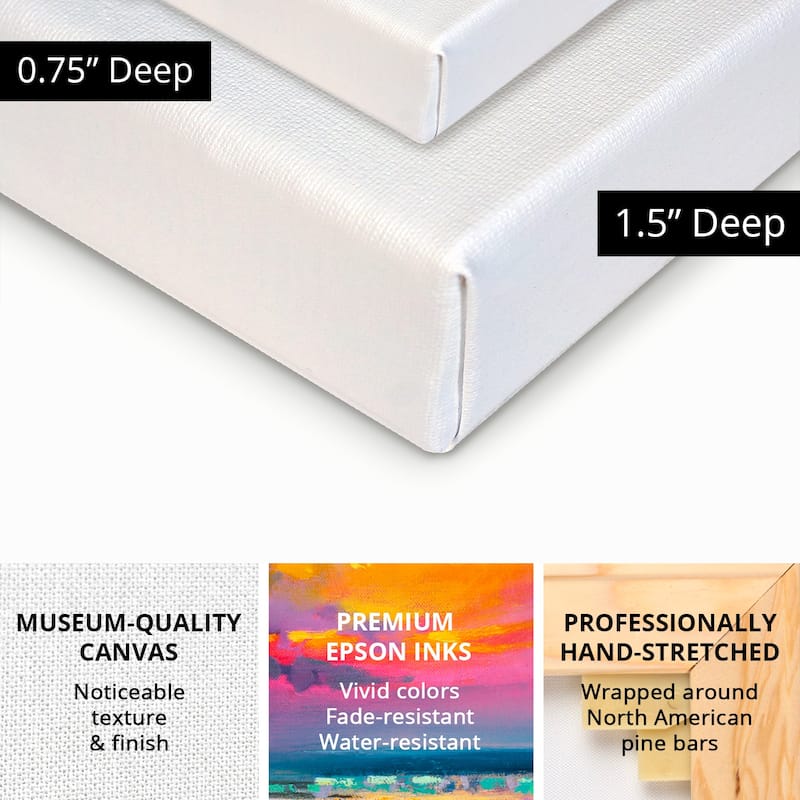 iCanvas "Colors Of Dawn II" by Angel Estevez 3-Piece Canvas Wall Art Set