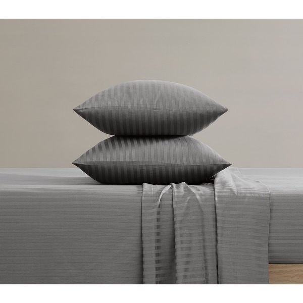 Royal Velvet Signature Dobby Stripe Sheet Set - On Sale - Bed Bath