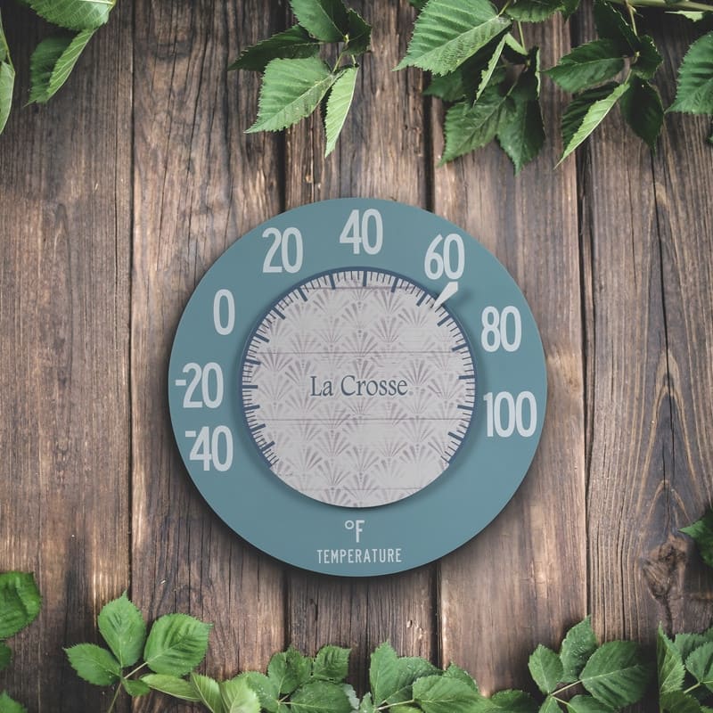 La Crosse 8-Inch Geometric Design Floating Dial Thermometer