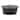 Achla Designs Versatile Traditional Galvanized Steel Oval Tub w/Lid, 21 Inch Long, Black