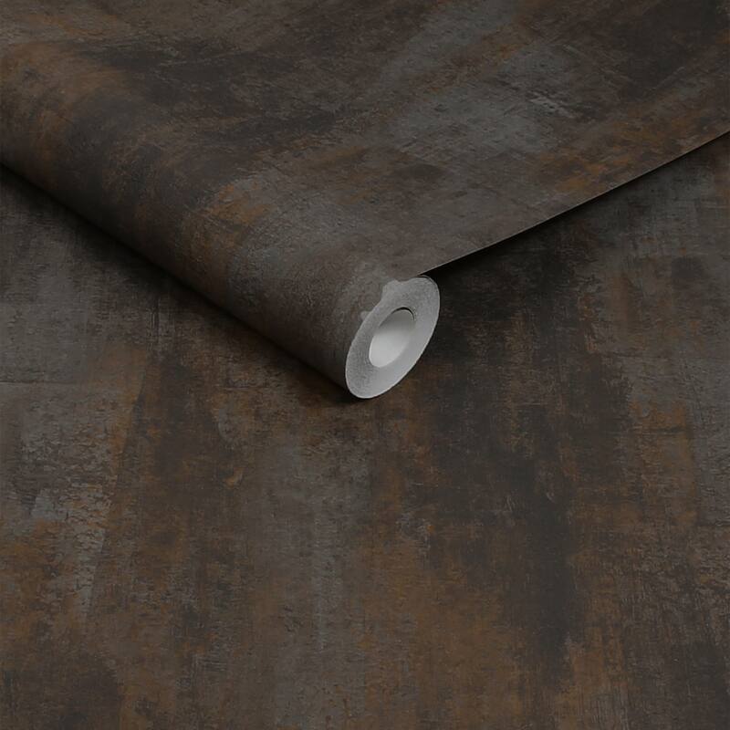 Oxidized Opulence Charcoal Wallpaper
