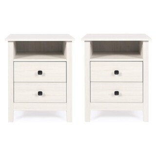 Rustic Bedroom Nightstands Set of 2 - Bed Bath & Beyond - 40369339