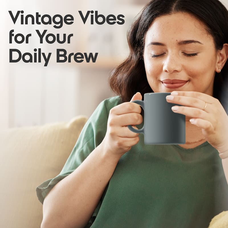 Omniware Teaz Cafe 11 oz Classic Mug - 3" D x 3.75" H