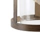 preview thumbnail 8 of 10, Modern Farmhouse 1-Light Cylinder Pendant Lights Mini Glass Lantern for Kitchen Island