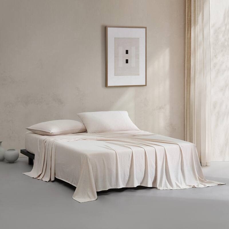 Calvin Klein Modern Cotton Melange Jersey Sheet Set