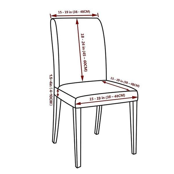 Shop Unique Bargains Stretch Spandex Dining Chair Cover