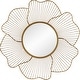 preview thumbnail 1 of 4, Uttermost 09912 Blossom 42-3/4" Diameter Sunburst Steel Framed Antiqued Gold Leaf