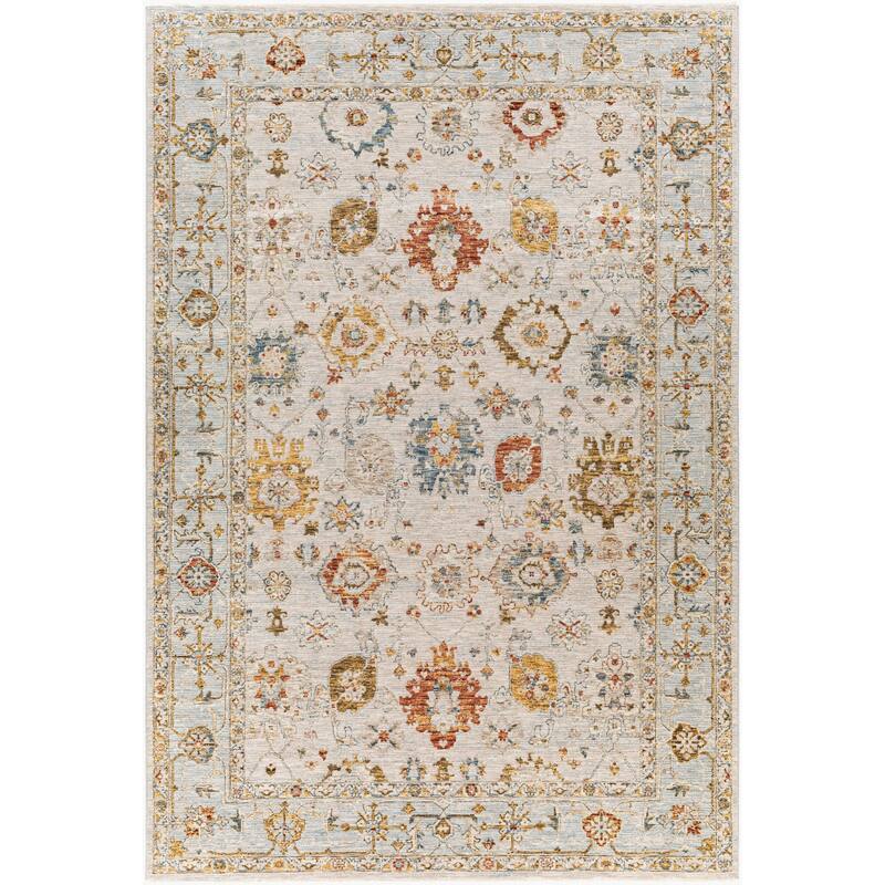 Livabliss Traditional Reina Medallion Area Rug