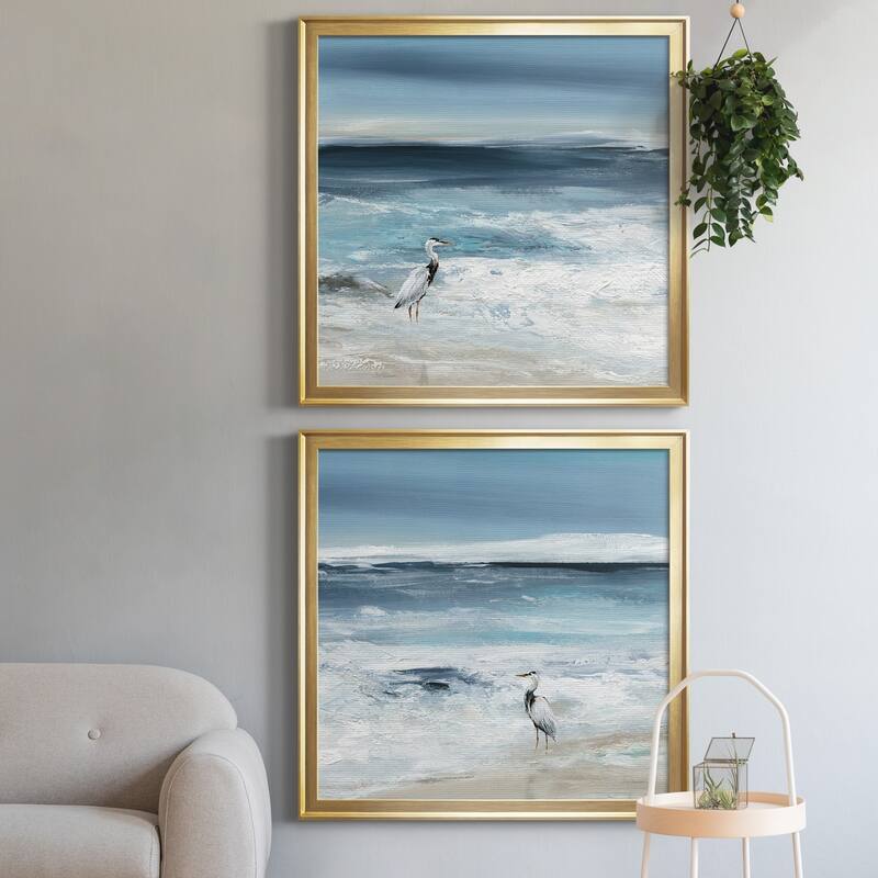 Tidal Fishing I Premium Framed Canvas - Ready to Hang