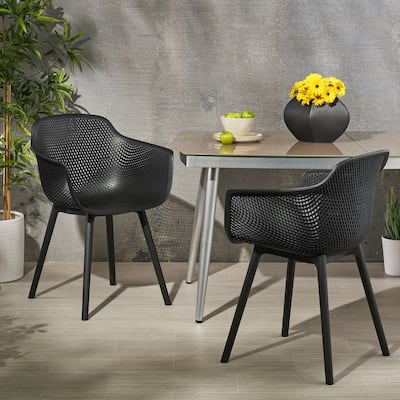 Modern Outdoor Lotus Chair Set of 2