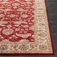 preview thumbnail 3 of 5, Hand-tufted Kaiser Red Wool Area Rug - 6' Square