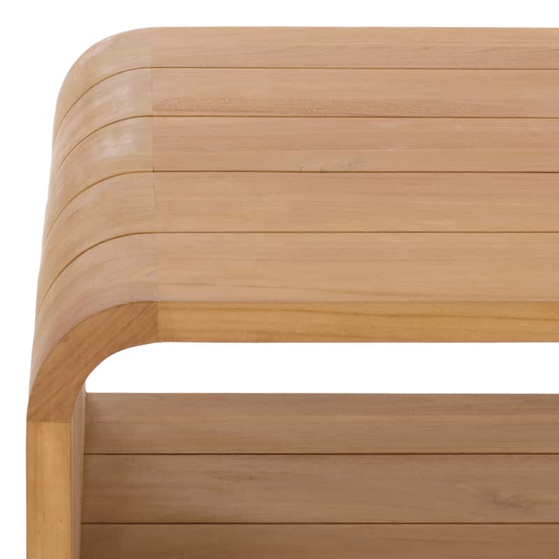 SAFAVIEH Couture Cove Teak Outdoor Coffee Table - 47"W x 32"D x 15"H