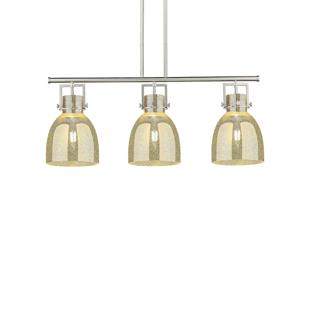 Innovations Lighting 411-3I-17-42 Newton Bell Linear Newton Bell 3