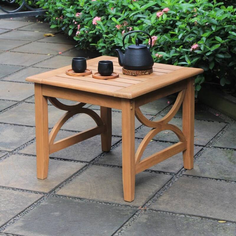 Cambridge Casual Lowell 5-piece Teak Wood Outdoor Conversation Set