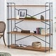 preview thumbnail 2 of 9, Yorktown Industrial 4-shelf Firwood Bookcase by Christopher Knight Home