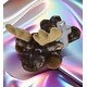 preview thumbnail 4 of 4, DolliBu Brownish Lying Moose Stuffed Animal with Silver Cross Plush - 9.5 inches