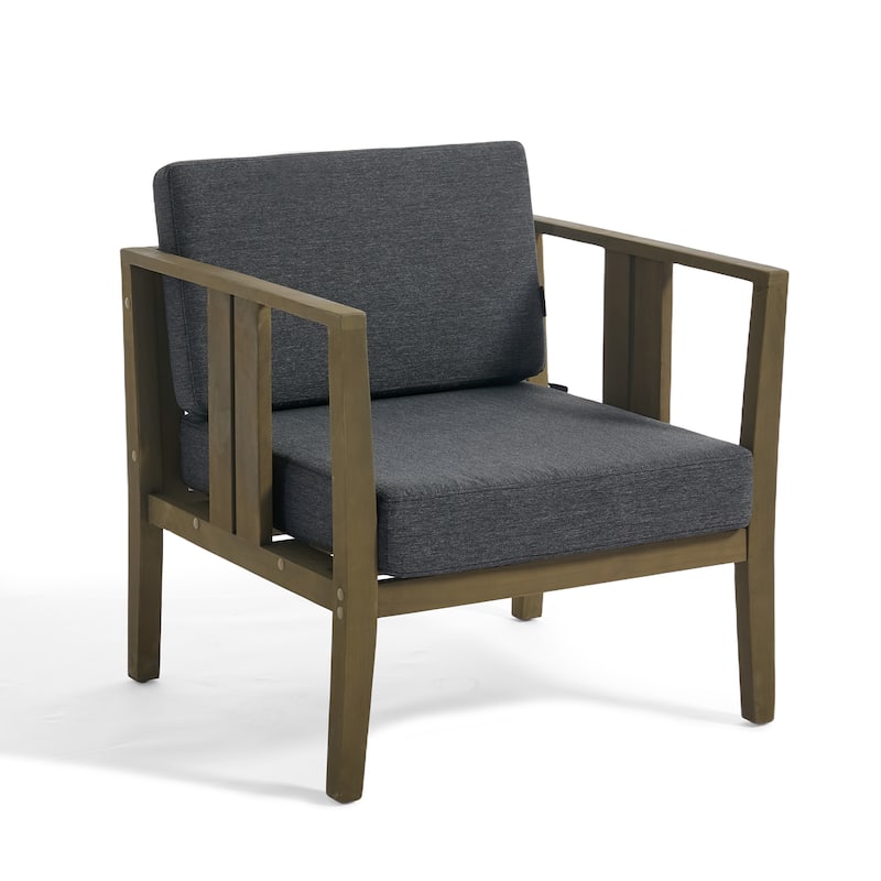 5-Piece Casual Outdoor Patio Furniture Set In Solid Teak Wood