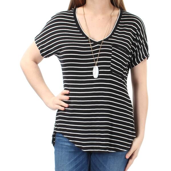 Shop Belle Du Jour Womens Black Removable Necklace Striped Short