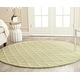 preview thumbnail 5 of 167, SAFAVIEH Handmade Cambridge Prudie Modern Moroccan Wool Rug 6' x 6' Round - Light Green/Ivory